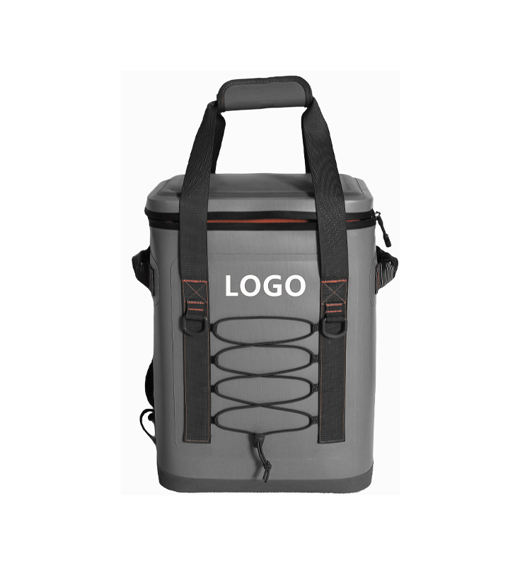 F-004 Zaino impermeabile grigio TPU portatile Soft Cooler Logo personalizzabile