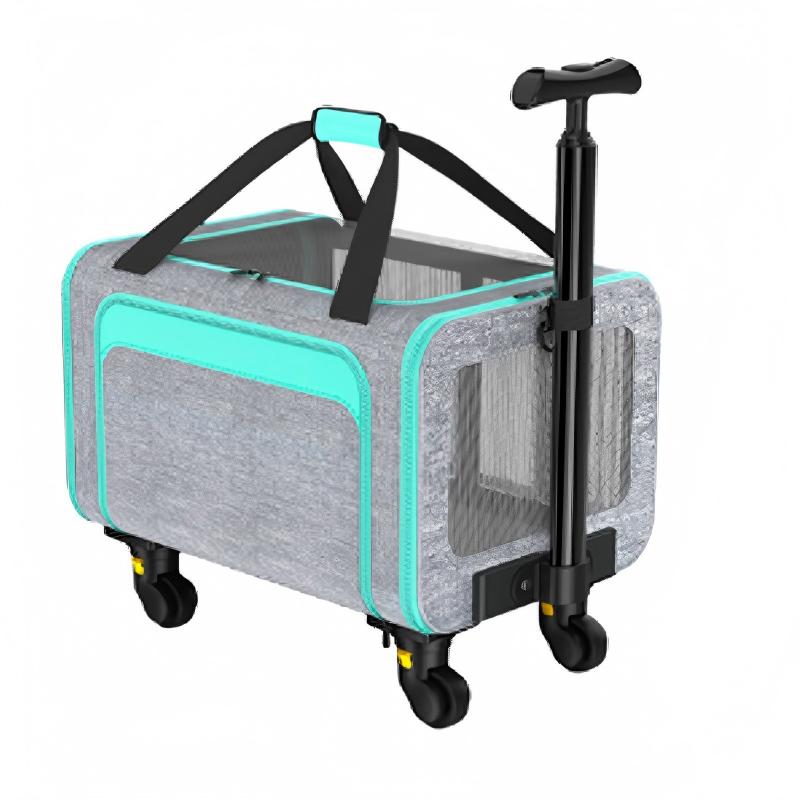 Borsa da trasporto per animali Oxford espandibile con manico telescopico